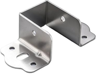 Soporte de viga cama en forma U, soportes riel, conectores fijos madera, bisagras esquina, ganchos, herrajes for muebles(10pcs 32mm)