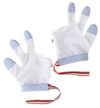 Protezioni per le mani per bambini Smettono succhiare dito Guanti in morbido cotone Facile da indossare per Protezioni per la pelle Protezioni per le mani per