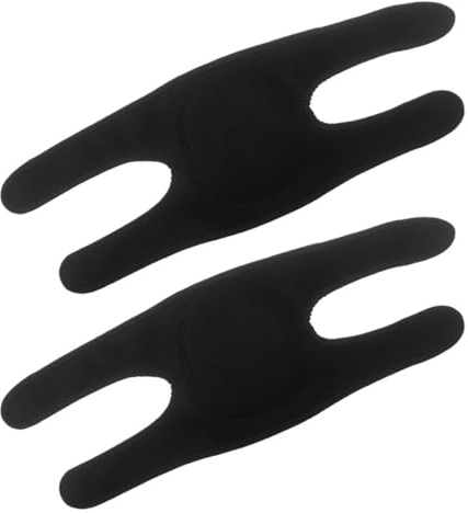 WOFASHPURET 2pcs Thick Knee Pads for Women, Universal Size Black Neoprene
