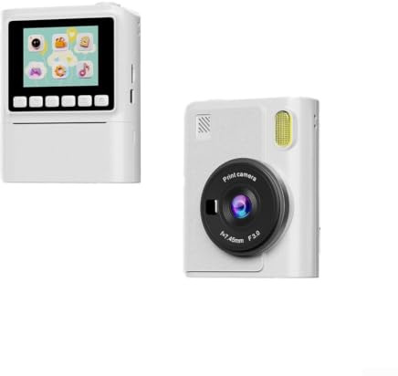 Linhexis för omedelbar utskriftskamera för barn, 30 MP HD digitalvideokamera med 32 GB för SD-kort, bärbar för minikamerapaket med tryckpapper, pennor och typ-C-adapter, kul för pojkar flickor