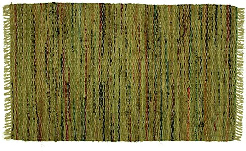 Sturbridge Country Rag Rug in Khaki 24 x 36