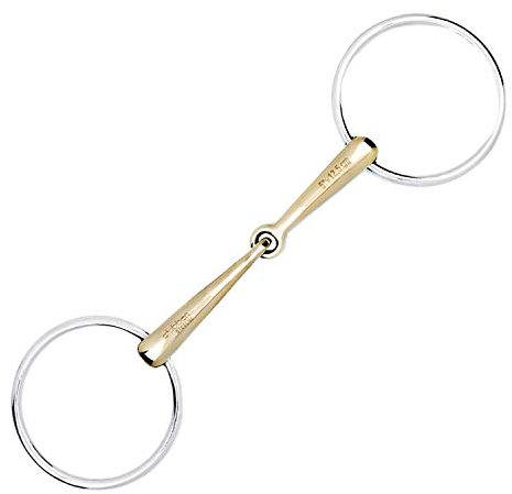 Stübben Gebiss 2226 Wassertrense einfach gebrochen - 13,5 cm - 16 mm - Sweet Copper