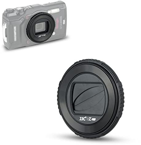 JJC TG-7 Lens Cap Cover for Olympus Tough TG7 TG-6 TG-5 TG-4 Accessories
