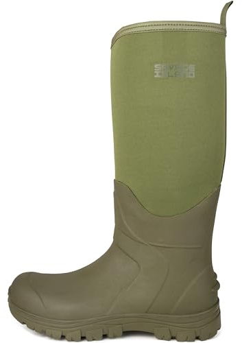 Savage Island Skye Tall Neoprene Lined All-Weather Wellington Boots - Waterproof Wellies