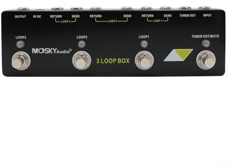 Dynamisches Looper-Pedal für Gitarristen mit nahtloser Integration in jedes Setup