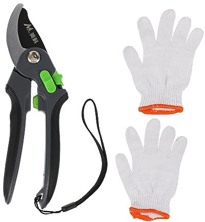 BESPORTBLE Sécateur de jardin sécateurs à cliquet prune ciseaux à plantes troummers Coupeur Ciseaux de jardin trimmer ramette elagage cisaillement de branche sécateurs de branches d'arbres pp