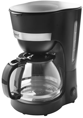 Quest Filter Coffee Machine / 1.25L Capacity/Reusable Nylon Filter / 30 Mins Keep Warm/Easy Operation & Cleaning / 750W