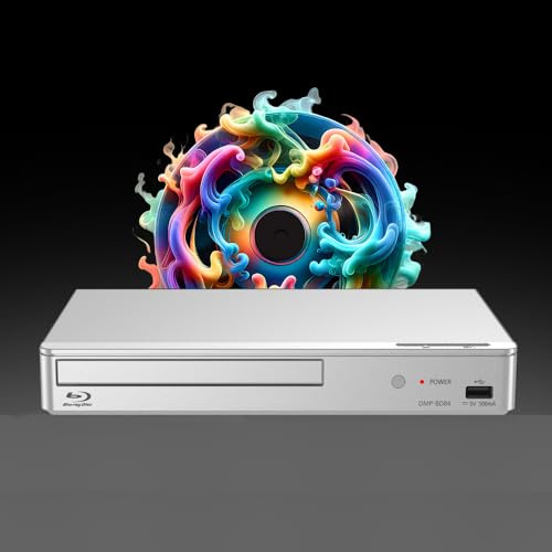MULTIREGION Blu-ray Player Compatible with Panasonic DMP-BD84EB-S 2D - LAN (No WiFi) All Zone Code Free Regions A, B & C DVD Regions 1-8 - DMP-BD84 Matt Silver