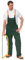 Schnittschutzhose für Forstarbeiten - Latzhose mit Schnittschutzeinlage nach EN 381 Klasse 1, Oliv / Grün, 54 EU