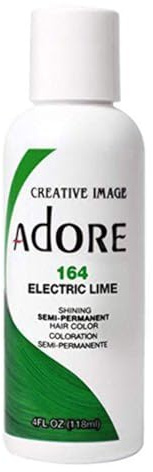 Adore Shining Semi Permanent Hair Colour, 164 Electric Lime