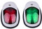 OurLeeme Bootsnavigationslichter, 2 Stück 12 V Grün und Rot Marine Boot Yacht LED Licht Signalleuchte Port Seitenbogen Licht für Boot Yacht Skeeter
