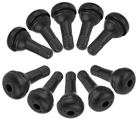 Gummi Ventile, TR415 Autoreifen Ventil, Snap In Gummiventile Ventile, 10 Stück Auto TR415 Rad einrasten Reifen Reifenventilschaft Kurzes Gummiventil für Auto Fahrrad Motorrad Reifen Reparatur