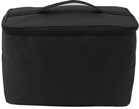 KIMISS Kylare Påsar Isolerad Livsmedelsväska återanvändbar Bärbar Shopping Collapsible Carrier Ox Tyg 10L (Svart)