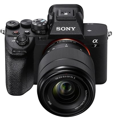 Sony Alpha 7 IV Fotocamera full frame con obiettivo 28-70 mm – 33 MP, autofocus in tempo reale, 10 fps, video 4K 60p, touchscreen, funzioni professionali per foto e filmati