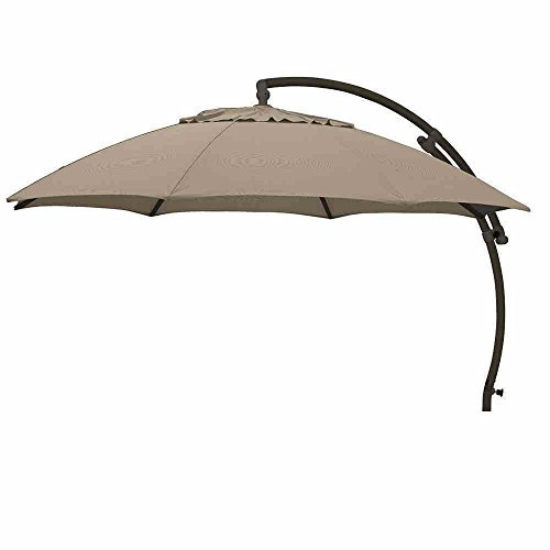 Ampelschirm Easy Sun Ø 375 cm, anthrazit/taupe