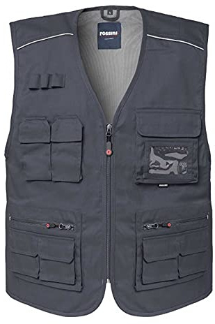 Rossini Trading HH29812HL Gilet Florida, Grigio, L