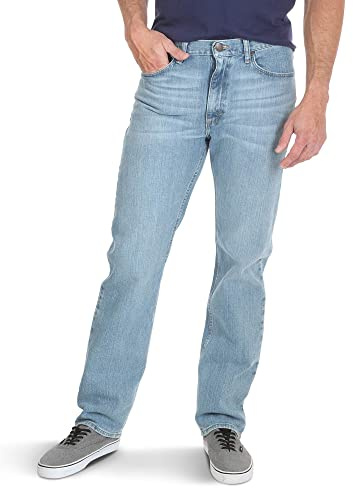 Classic 5-Pocket Regular Fit Flex Jean, Stonewash Flex, 38W x 32L
