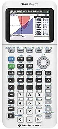 TI-84 Plus CE Color Graphing Calculator, White