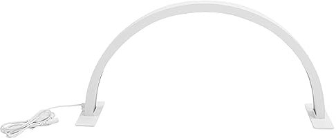 Nagel-Schreibtischlampe, 25 W, 3000 K – 6500 K, Dreifarbig, Dimmbar, LED-Halbmondlampe für Wimpernverlängerung, Kosmetikerin, Licht für Nagelkünstler Schönheit Hautpflege (EU-Stecker)