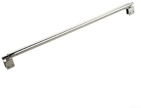 Barre de support réglable pour paroi de douche en verre de 8 à 12 mm Finition chromée 300–500 mm (double tête)