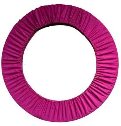 Jiuvaso Custodia Protettiva per Ginnastica Artistica, Portatile, per Articoli Sportivi, 85 cm, Leggera, per Cerchio da Ginnastica Ritmica, Rosa Rossa