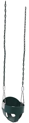 Fauitay Asiento de Columpio para Niños Pequeños con Agarre para los Dedos, Cadenas Recubiertas de Plástico, Soporte de Carga de 200 Kg, Cadenas Ajustables para Juego