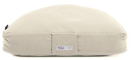 Yogistar Meditationskissen - Halbmond Weiß