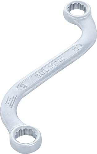BGS 30742 | Llave de estrella doble forma de S 12 caras | 12 x 13 mm