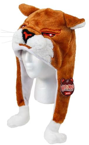 American Carnival Mart Hat-A-Mals Stuffed Plush Wildcat Hat Costume Accessory