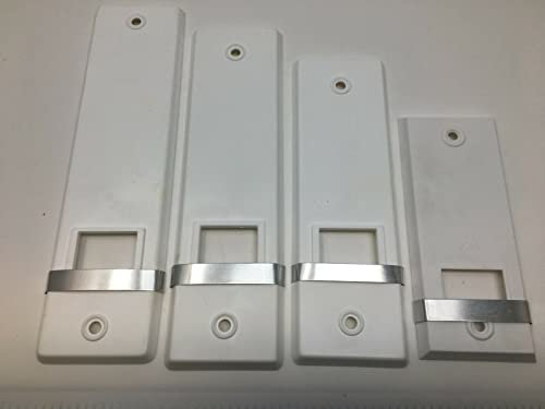 1x Rolladengurt Abdeckung Gurtwicklerblende OHNE Gurtausbau & Lochabstand nach Auswahl kein set (Lochabstand 105 mm)