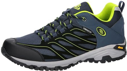 Brütting Mixte Mount Hayes Low Chaussures de Trail, Marine Citron, 39 EU