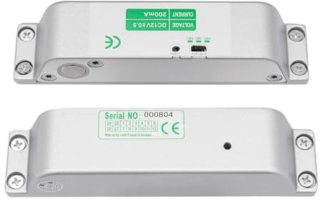 Cerradura electrónica para puerta de habitación, CC 12 V, con luces indicadoras, 2 unidades