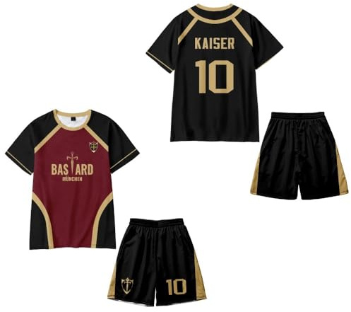 T-shirt Blue Anime Lock Pantaloncini Manica Corta Set Due Pezzi Manga Cosplay Estate Abbigliamento Sportivo Ragazzi E Ragazze T-shirt Pantaloncini Set Uomini Donne Abbigliamento Sportivo-10||l