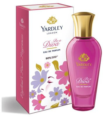 Yardley London Be A Diva Eau de Parfum for Women, Long Lasting Perfume Spray with Bold & Glamorous Fragrance, Ideal for Daily Wear, Parties & Special Occasions, 30ml
