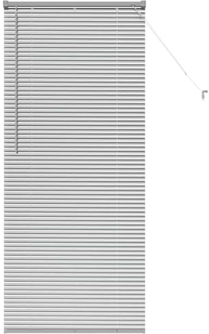 vidaXL Persianas venecianas Plateado 175 x 80 cm Aluminio