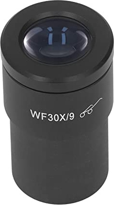 Haofy WF30X/9 Oculare per Microscopio in Lega di Alluminio Ad Alte Prestazioni con Immagine Chiara e Brillante per Microscopio Stereo, Ideale per L'uso in Laboratorio
