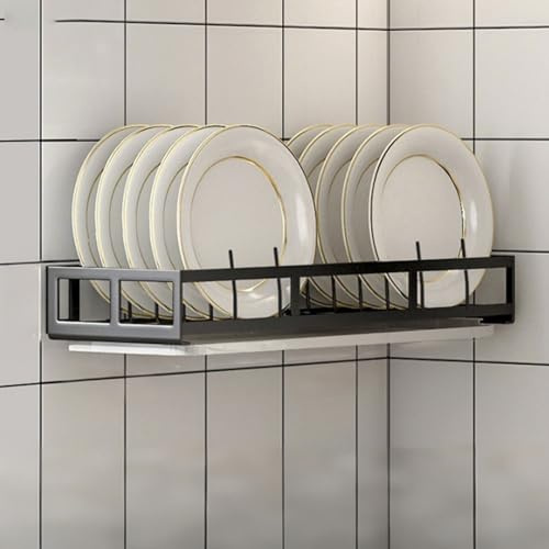 Onxyrbyte Estante de Secado de Platos con Bandeja,Escurreplatos Grande para Encimera,Escurridor de Pared,Ahorra Espacio,con Bandeja,para Platos,Cuencos y Tablas de Cortar
