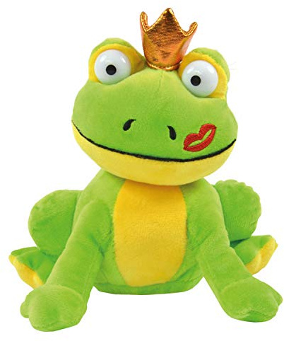 Kögler 75630 - Peluche a Forma di Rana Otto, Altezza: Circa 18 cm, con Funzione di Registrazione e Riproduzione, Si muove in Modo Divertente a Batteria, verde