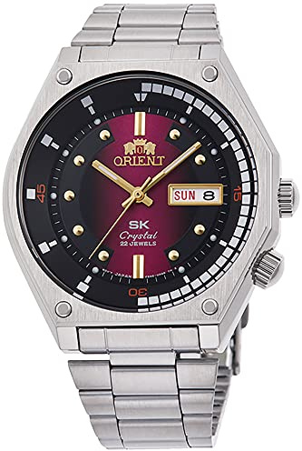 Orient Automatik Herren Armbanduhr aus Edelstahl in der Farbe Silber 41,7mm, Wasserdichtigkeit: 5Bar, RA-AA0B02R19B