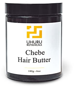 Chebe Hair Butter - Vegan Natural Hair Growth with Rosemary oil, Paraben Free, Shea Butter Raw and Hair Treatment Suitable for Every Hair Type with Castor oil, 150g, 4oz