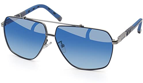 Joopin Polarizadas Gafas de Sol Hombre Azul Aleación Metal Premium Marco Ligero Bisagras de Resorte Clásicas Cuadradas Óculos de Sol Homem Sunglasses Men