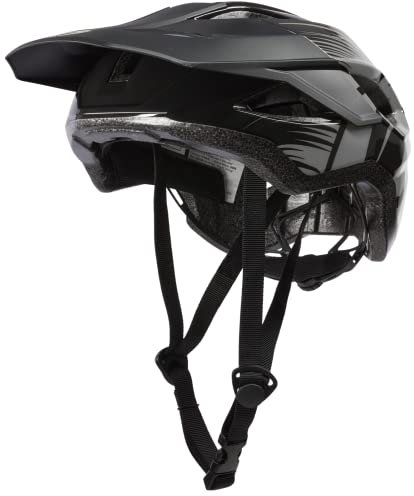 O'NEAL | Mountainbike-Helm | Enduro All-Mountain | Verschmolzene innere EPS & Außenschale für bessere Langlebigkeit | Matrix Helmet Split V.23 | Erwachsene | Schwarz/Grau | XS/S/M (54-58 cm)