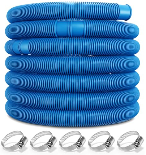 Monzana® Tubi per Piscina 6m Ø 32mm con Manicotti Galleggiante Pompa Aspirazione Acqua Tubo Solare