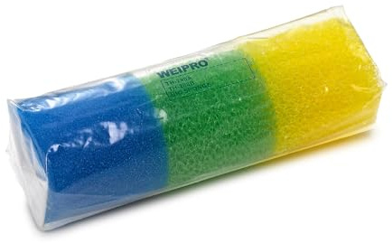 Weipro Cylindrical Fish Tank Filter Sponges, 3 Coarse Grades, Aquarium Filter Foams for TH280A/TH280B Internal Filter(TH280AB-S)