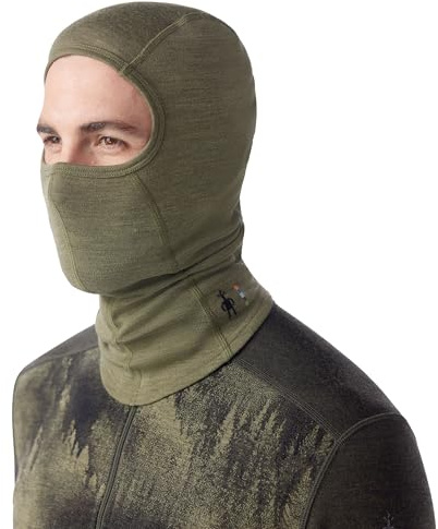 SmartWool Unisex Thermal Merino Balaclava Winter Moss Heather One Size