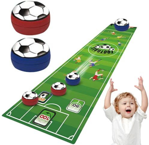 Wedhapy Tabelle Curling Game Family Games Tabletop Curling für Erwachsene Kinder interaktive Eltern-Kind-Tabletop Curling Game Developmental Stress Relief Tabletop Games Party Games, Fußball