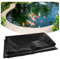 NIUSABOU Teich, Gartenfischteich, Große undurchlässige Fischteichhäute, Gartenpoolmembrane, verstärkte Landschaftsbauschwimmbecken, 1 mm dicke durchstichfeste PVC-Auskleidung,(5x8m)
