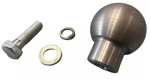 Lawn Mower Tow Ball Hitch, 50mm, Universal Fit for Stiga, Mountfield, Countax, Westwood, John Deere, Atco