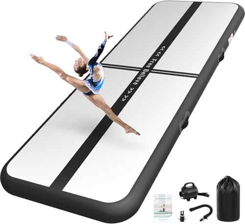 SportBob Gymnastikmatta 3/4/5/6 m Lång, 10/15 cm Tjock Med Luftpump 600W | 10/15 cm tjock dämpning · 600W snabb uppblåsning · Hem·Gym·Utomhus · Ledskydd · Tumling·Yoga·Träning