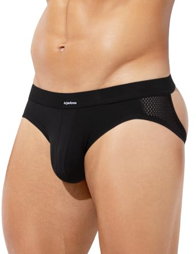 Arjen Kroos jockstrap män män sexiga underkläder suspensorium man | Mesh sportunderkläder, stringtrosa, låg midja, transparent nät, andas, mycket elastiska, för vardag alla hjärtans dag